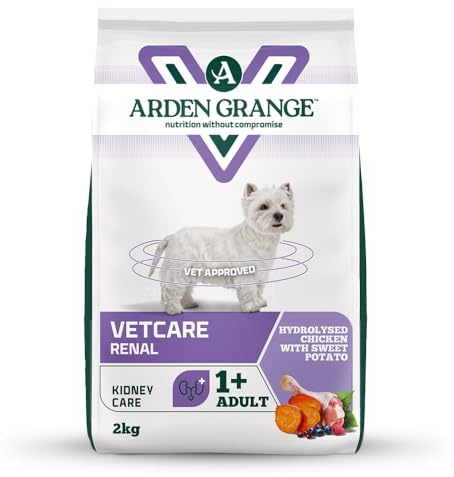 Arden Grange VetCare Renal Adult Dry Dog Food With Hydrolysed Chicken With Sweet Potato (4 x 2kg)