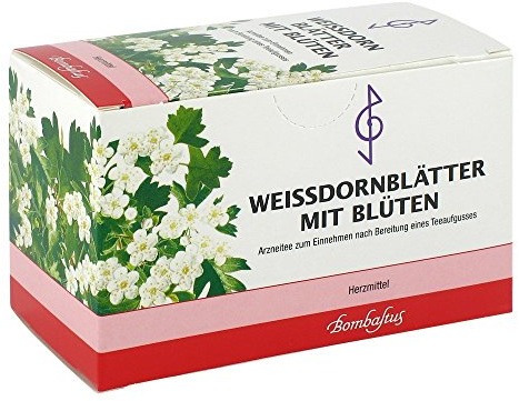 WeiÃŸdornblätter mit Blüten Tee, 20X1.5 g