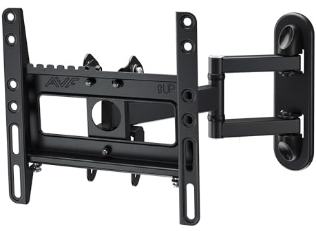 AVF TV Wall Mount Bracket, up to 40 Inch and 20kg, Fully Adjustable | multi-position wall mount for TVs; fully adjustable viewing angles; fixings included for easy installation