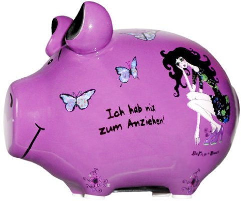 Spardose Schwein Kapitalistenschwein - Keramik, klein