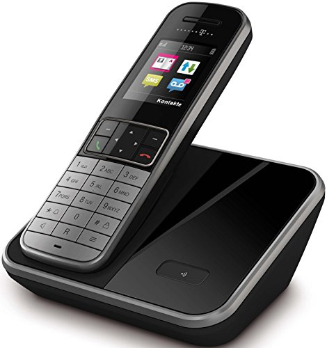 Telekom Sinus 606 Energiesparendes Schnurlostelefon mit Farbdisplay Graphit