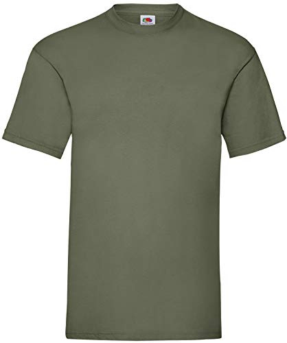 Fruit of The Loom Men's T-Shirt, Klassisch Olives, L