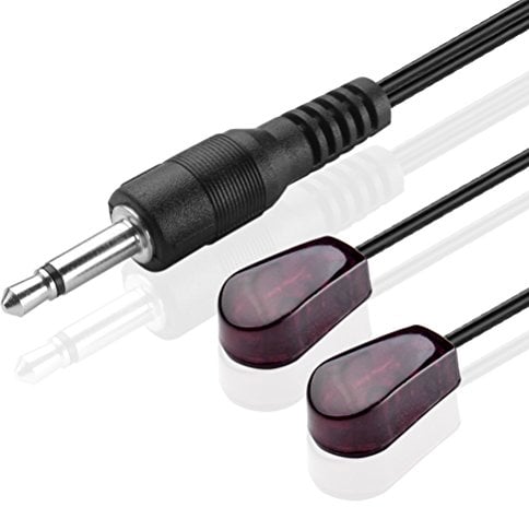 TNP IR-Emitter Verlängerungskabel, Infrarotverlängerungskabel mit 3 Emitter, 3,5mm Klinkenstecker Infrarot Sender Fernbedienung mit Kabel, IR-Empfänger Adapter für Xbox One Zubehör 3M