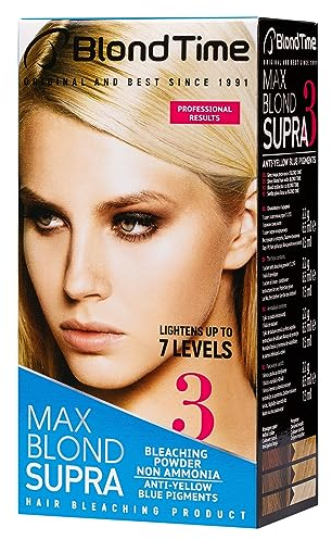 Blond Time, Supra Max Blond producto para el blanqueamiento del pelo