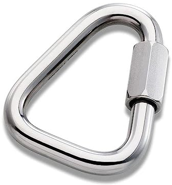 Maillon Rapide Delta, verzinkt, D10 mm - Karabiner