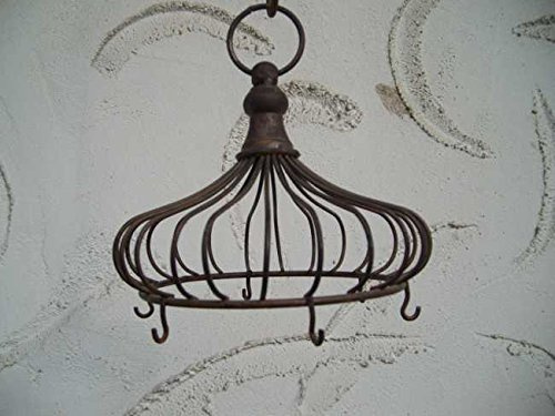 Deko-Impresion Eisen Küchenhänger, Kräuterhänger, m. Haken, 20 cm Landhaus