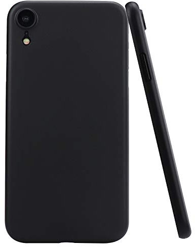 CELLBEE Premium Slim Case Kompatibel mit iPhone XR Hülle Deep Black-Schwarz, Extrem Dünne Schutzhülle, Anti-Kratzer, Ultra-Feder-Leicht, Optimaler Schutz ohne Kompromisse, Ultra Thin