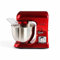 Livoo Robot pastelero multifunción (1000 W, 6 velocidades + función Pulse, Cuenco de Acero Inoxidable, 5 L, con batidor de Gancho Fo, Plástico, Rojo