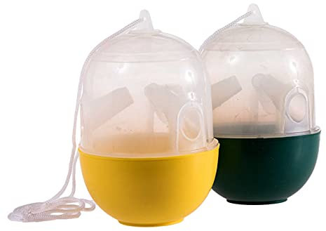 SIDCO Wespenfalle 2 x Insektenfalle zum Aufhängen Insektenschutz Wespenschutz giftfrei