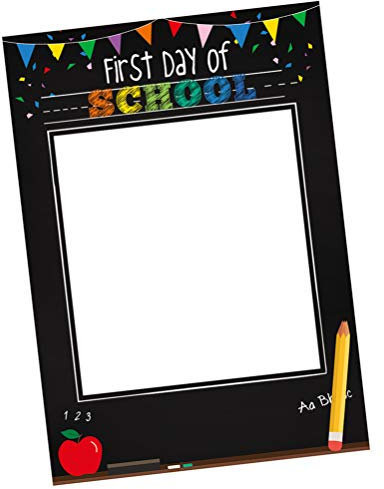Fotorahmen für den Schulanfang, 68 x 48 cm, Party-Dekorationen für Klassenzimmer, Party-Dekoration