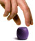 Boompods Zero Mini Bluetooth Speaker - Small Portable Speakers, IPX6 Waterproof, 5hr Playtime, Wireless Travel Speaker with Microphone & Dual Pairing, for Bathroom Shower, Outdoor & iPhone, Purple
