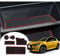 GAFAT Nouvelle Peugeot 208 2008/ e-208 e-2008 2020-2024 2025 Tapis Anti-dérapants, Peugeot 2008 2023 Tapis en Caoutchouc pour Accoudoir Console Centrale, Porte-Gobelet, Rainure de Porte (Rouge)