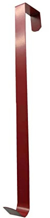 Simply Products 35cm Metal Wreath Hangers for Christmas - Ideal for Home Office Hook Over The Doors (Red)
