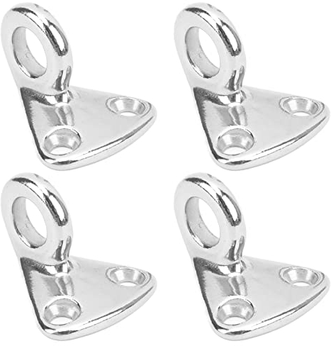 Alomejor Fender Haken 4PCS Edelstahl Boot Fender Clips Schnellbefestigung Haken für Bootsaufhänger Bootszubehör