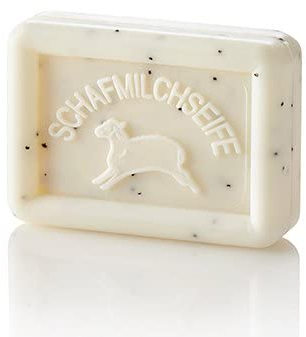 OVIS Schafmilchseife 100g -Für Männer -Reinigung und Pflege mit Schafmilch in Papierverpackung / zero waste ohne Mikroplastik oder Mineralöl