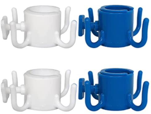4 Pezzi Gancio Ombrellone Spiaggia Gancio Ombrellone in Plastica 4-Poli Appendino Ombrellone da Spiaggia per Asciugamani Cappelli Vestiti Occhiali da Sole Borsa, Forniture Viaggio in Spiaggia