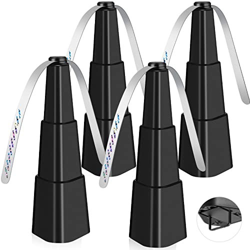 Fly Ventole per tavoli Confezione da 4 – repellenti per mosche per pasti all'aperto al coperto – Portable Automatic Picnic Table Food Fly Fan Repellent Fan Spinner per ristoranti, feste, casa