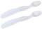 Set de 2 Cuillères Bébé Thermosensible 14cm Blanc