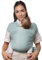 Boba Baby Tragetuch Neugeborene - Elastisches Tragetuch Baby Neugeboren - Baby Sling Tragetuch - Weiche Baby Tragehilfe - Baby Tragesystem - Babytragetuch ab Geburt 3-15 kg (Serenity Sea Mist)