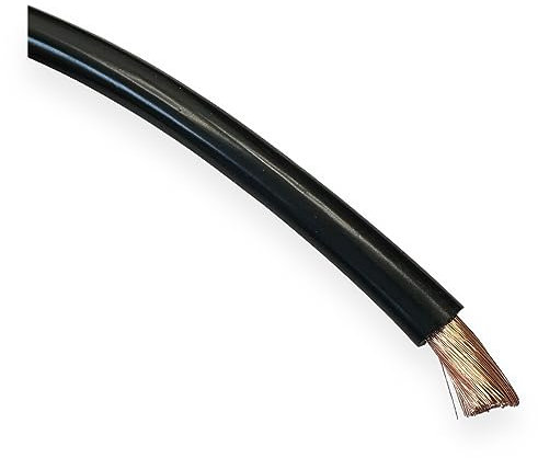 MKGT® - Cavo flessibile per batteria, avviamento, saldatura, in PVC, 110/170/345 Amp, 16 mm, 25 mm, 35 mm, 70 mm², nero, 5 metri