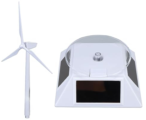 BuyWeek Solar Windmühle, Solarenergie Windturbinen Pädagogisch Dekorativ Doppelverwendung Turbine Solarbetriebene Windmühlen Spielzeug für Naturwissenschaftlichen Unterricht von Kindern
