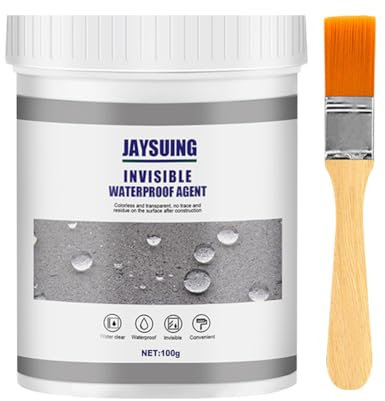 Transparenter Wasserdichter Beschichtungsmittel,300g Invisible Waterproof Agent Dichtmasse Dichtmittel Wasserfest Waterproof Agent Kleber für Toilette Fliesen Wände Dach Badezimmer