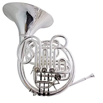 F/B Waldhorn Musikinstrumente Doppel Waldhorn Versilbert Mit Koffermundstück