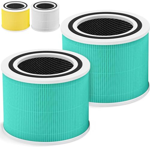 Core 300 Toxin Absorber Ersatzfilter für Levoit Core 300 Luftreiniger | Kompatibel mit Levoit Core300-P VortexAir Luftreiniger, 3-in-1 hocheffizienter Aktivkohlefilter, Core 300-RF-TX, Grün