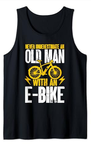 Herren Elektrofahrrad Radfahren Biker E-Bike Tank Top