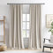 RAIN CITY Extra lange Verdunkelungsvorhänge, 330 cm lang, individuelle Länge, hohe Deckenvorhänge für große Fenster, Wohnzimmer, mit Schlaufen auf der Rückseite mit Haken (127 x 330 cm, graues Beige,
