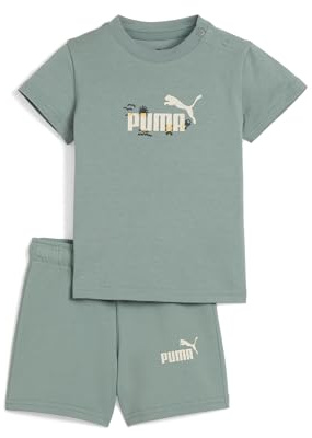 PUMA Unisex Baby Minicats Sandy Adventures Tee And Shorts Set Inf Gestrickte Anzüge