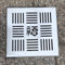 Entwässerungsrinne Quadratisches Abflussgitter aus Edelstahl 304, Regenrinne mit Sockel und Abnehmbarem Gitter, Bodenablaufabdeckung für Duschrinne, Abflusssiebe für den Hof(15cmx15cm(5 7/8x5 7/8))
