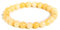 Joyas Minerales Gelbe Jade-Armband – 100% echte Natursteine | Bequem & elegant | Elastische koreanische Schnur | Inkl. Geschenkbox (Gelbe Jade, 8mm)