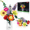 861pcs Juego De Bloques De Ramo De Flores, DecoracióN De Oficina Y Hogar, Regalo De CumpleañOs O DíA De La Madre para NiñOs Y NiñAs A Partir De 6 AñOs, ¡No Incluye Maceta