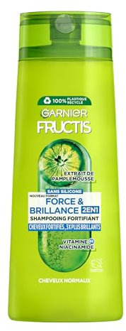 Garnier Fructis Shampooing 2en1 Force & Brillance 300 ml