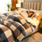 Super warme Lammsamtdecke, dickes Kaschmir, Fleece, Winterdecke, luxuriös, weich, antiallergisch, Wolldecken, wendbar, 150 x 200 cm (2,5 kg)