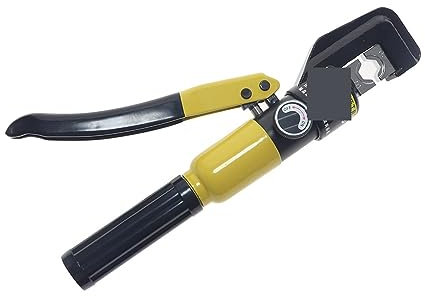 ZOKQSEIF Hydraulische Kupferrohr-Crimpzange, Presszange zum Crimpen von 4–70 mm2, 8 T Druckkabel-Crimpzange, manuell, hydraulische Druckzange