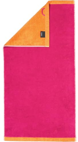 Cawö Home Handtücher Lifestyle Splash 7071 pink/Mandarine - 23 Waschhandschuh 16x22 cm