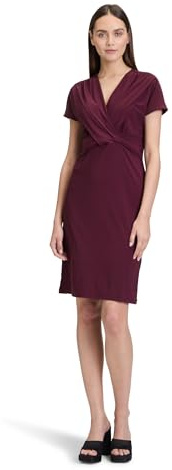Cartoon Damen Jerseykleid mit Raffung