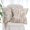 OYIMUA 2er Set Kissenbezug 40x40 Beige Weiß Flauschiger Dekokissen Quadratisch Sofakissen Modern Deko Kissenbezüge für Couch Wohnzimmer & Schlafzimmer