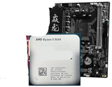 B550M Motherboard Combo With Ryzen 5 5600 CPU 6 Core 12 Thread PCIE4.0 For Desktop Gaming Use