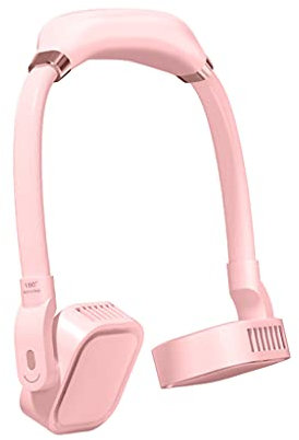 Kalttoy Ventilador de cuello colgante de 2000/4000 mAh, mini ventilador USB sin aspas, ventilador de cuello colgante
