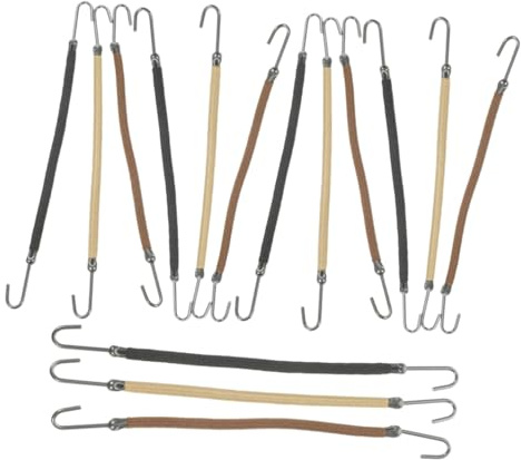 FOMIYES 30stücke Haargummis Mit Haken Elastische Haargummis Für Sicheren Halt Von Frisuren Haarnadeln Und Mit Bungee-effekt Für Damen