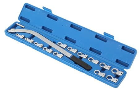 Lfhelper 15tlg Spannrollenschlüssel, Universal-Hilfs-Zahnriemenschlüssel für Keilriemen Zahnriemen, Spannriemen, Spannrolle, Schraubenschlüssel Werkzeug Set