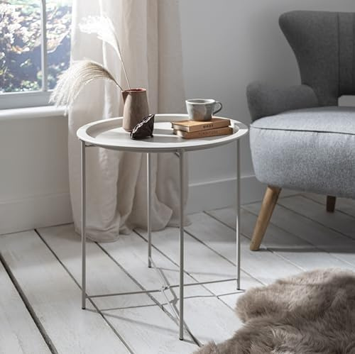 Noa and Nani - Metal Tray Side Table (Mink)