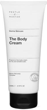 Pestle & Mortar Derma The Body Cream 200ml | Daily Body Cream with Avocado, Squalane, Shea Butter & Gotu Kola for the Whole Family