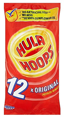 KP Hula Hoops Original Snacks 12 X 25G