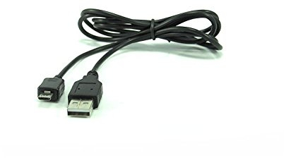 USB-Daten-Kabel für Nikon 1 J4, J5, V3 / Coolpix A900, B700, AW130, P340, P610, P900, P950, S33, S5300, S9900, W100, W300 ... / Nikon D3400, D5600, D7500 / Z 50 ... und weitere - siehe Kompatibilitätsliste!