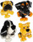 alles-meine.de GmbH 1 Stück - großes Sparschwein - Hund - incl. Name - aus Kunstharz - Mops/Cocker Spaniel/Deutsch Langhaar/Terrier - stabile Sparbüchse - Hundewelpe - Comi..