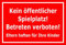 Melis-Folienwerkstatt Schild - Spielplatz - 30x20cm | Bohrlöcher | 3mm Aluverbund – S00080-094-D 20 VAR.